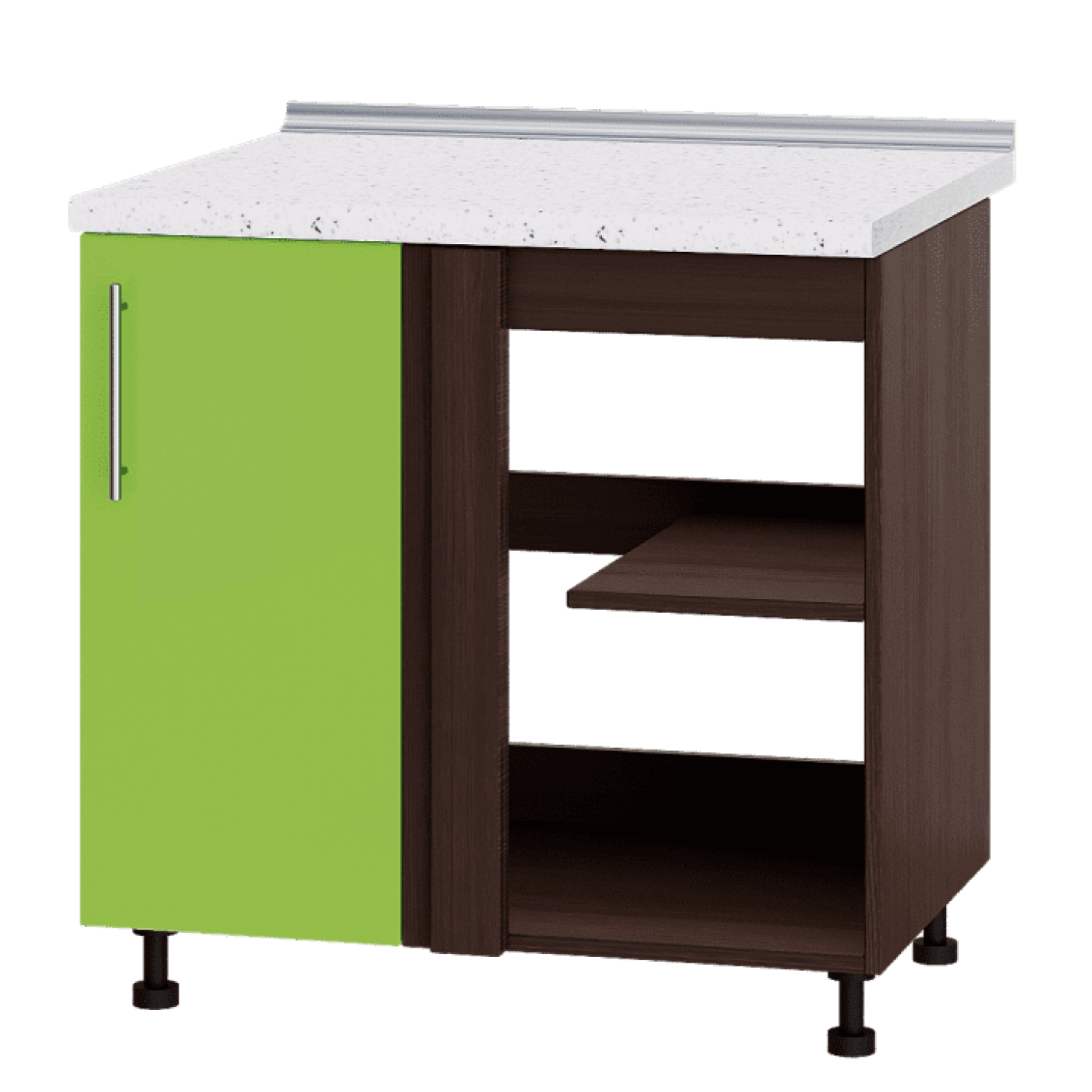 Кухня МОДЕРН Н89-845 Низ 845 угол 90" фасад 350