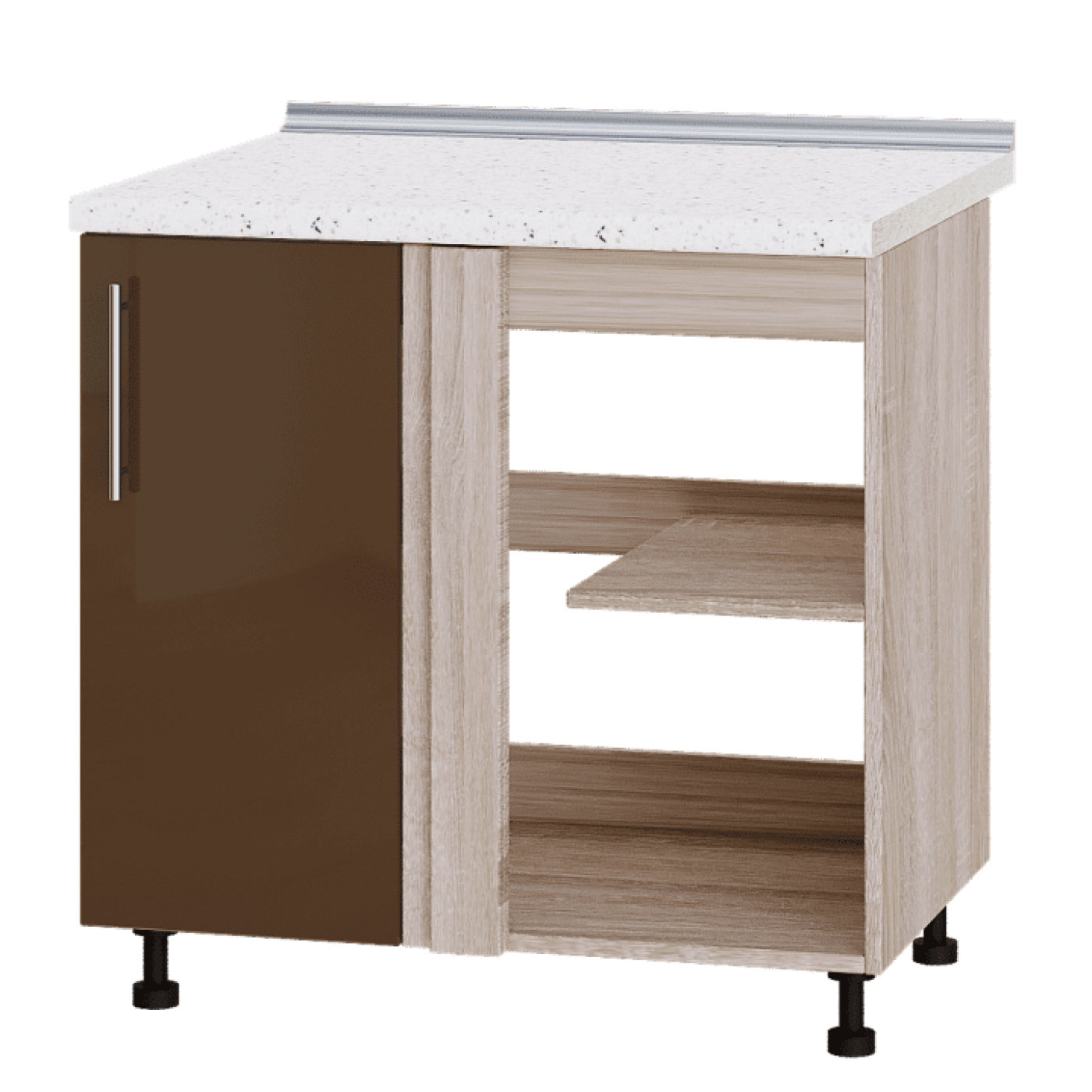 Кухня МОДЕРН Н89-845 Низ 845 угол 90" фасад 350