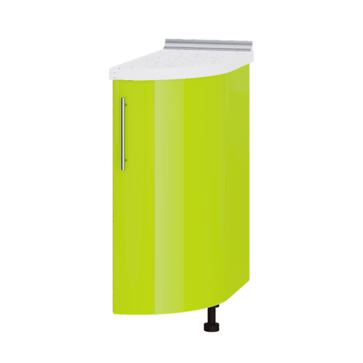 Кухня МОДЕРН Н94-300 окончание Низ 550 радиусный фасад