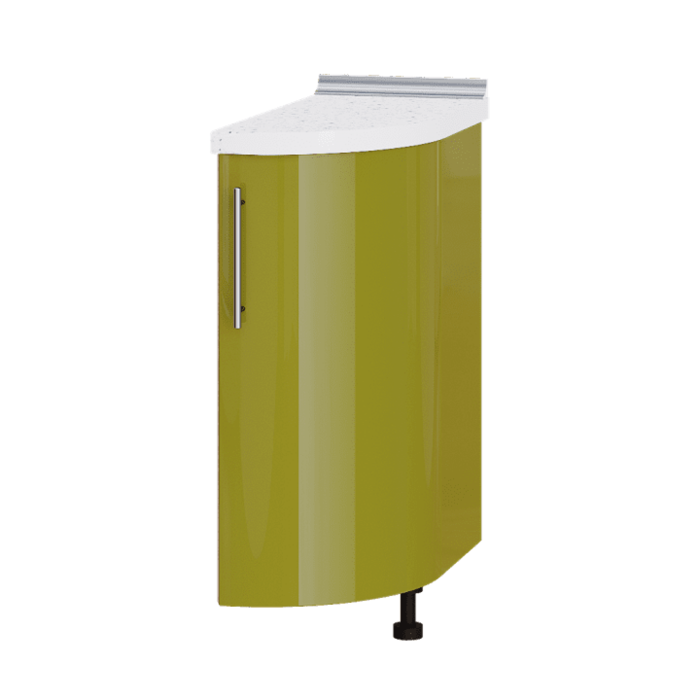 Кухня МОДЕРН Н94-300 окончание Низ 550 радиусный фасад