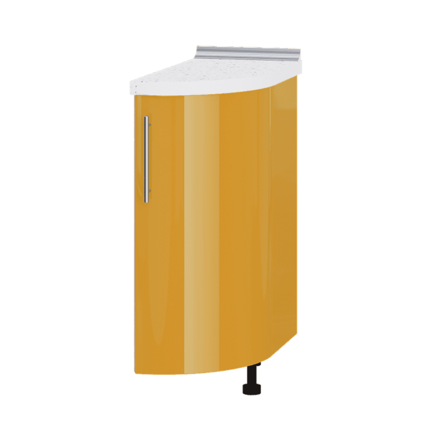 Кухня МОДЕРН Н94-300 окончание Низ 550 радиусный фасад