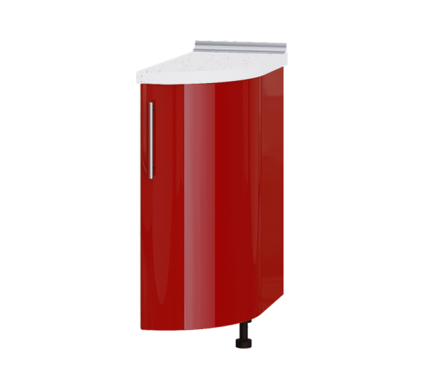 Кухня МОДЕРН Н94-300 окончание Низ 550 радиусный фасад