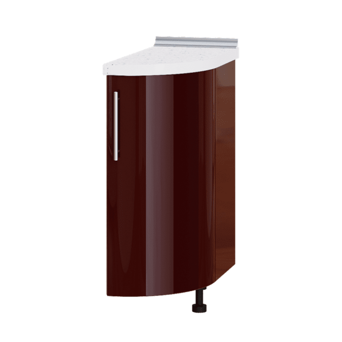 Кухня МОДЕРН Н94-300 окончание Низ 550 радиусный фасад