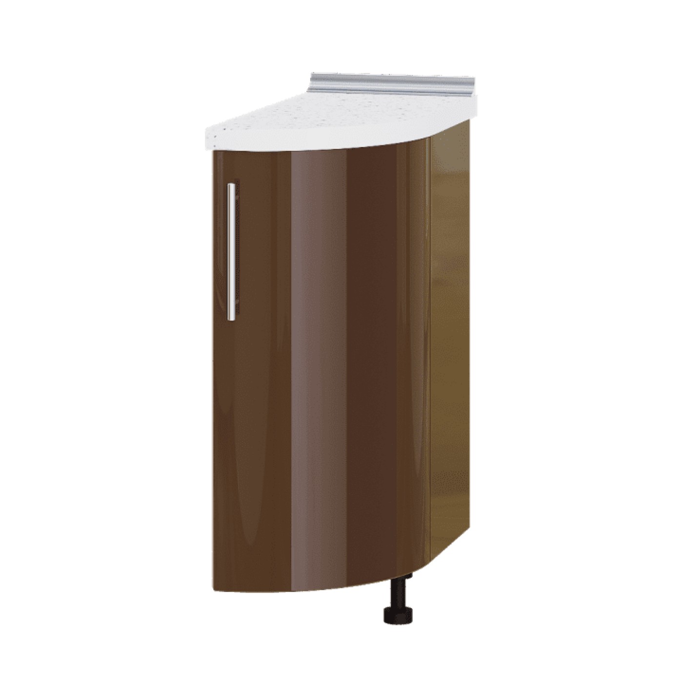 Кухня МОДЕРН Н94-300 окончание Низ 550 радиусный фасад