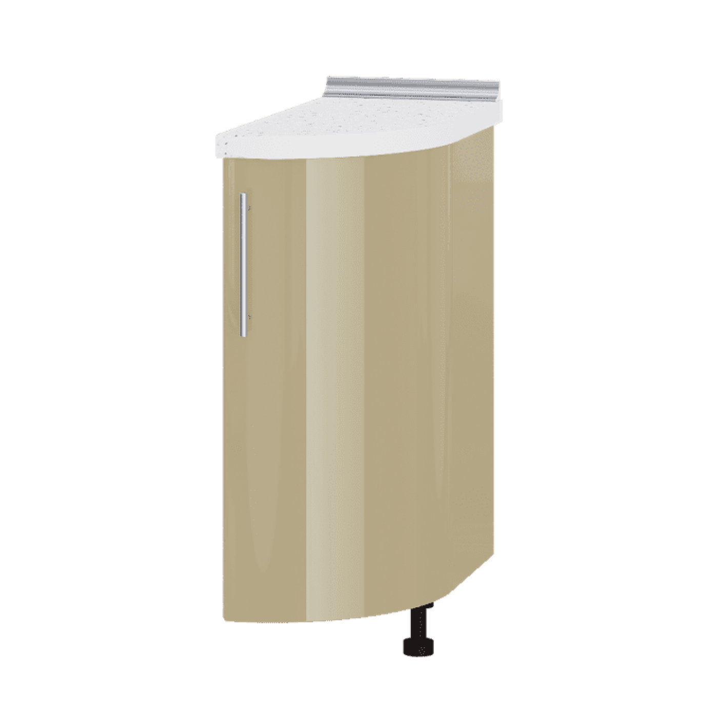 Кухня МОДЕРН Н94-300 окончание Низ 550 радиусный фасад