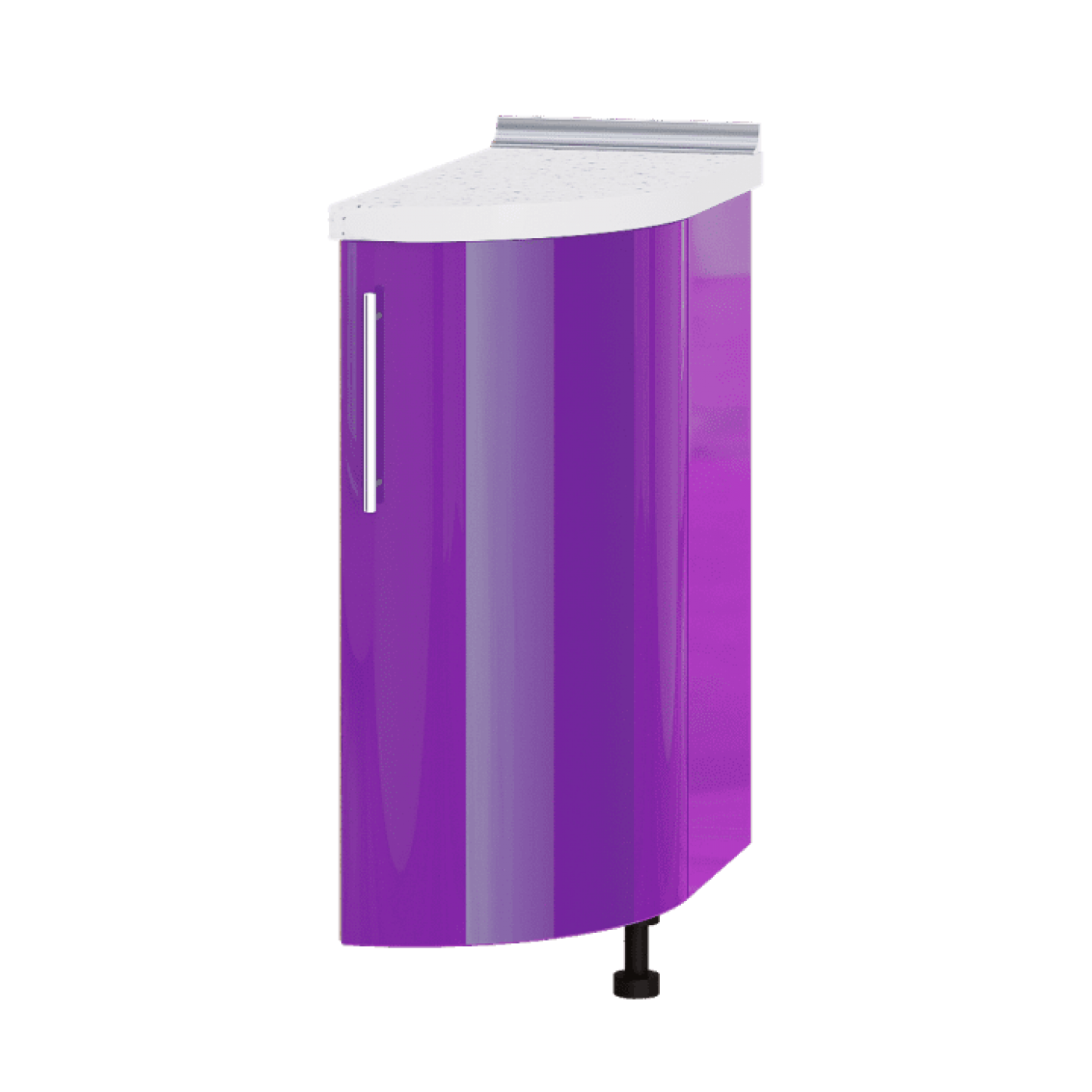 Кухня МОДЕРН Н94-300 окончание Низ 550 радиусный фасад