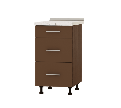 Кухня ОПТИМА Н87-450 Низ 450 три ящика