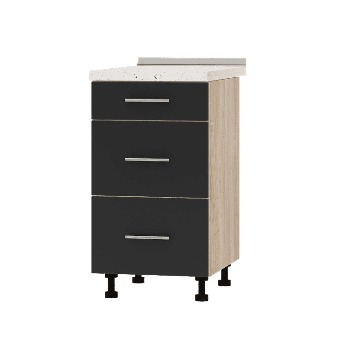 Кухня ОПТИМА Н87-450 Низ 450 три ящика