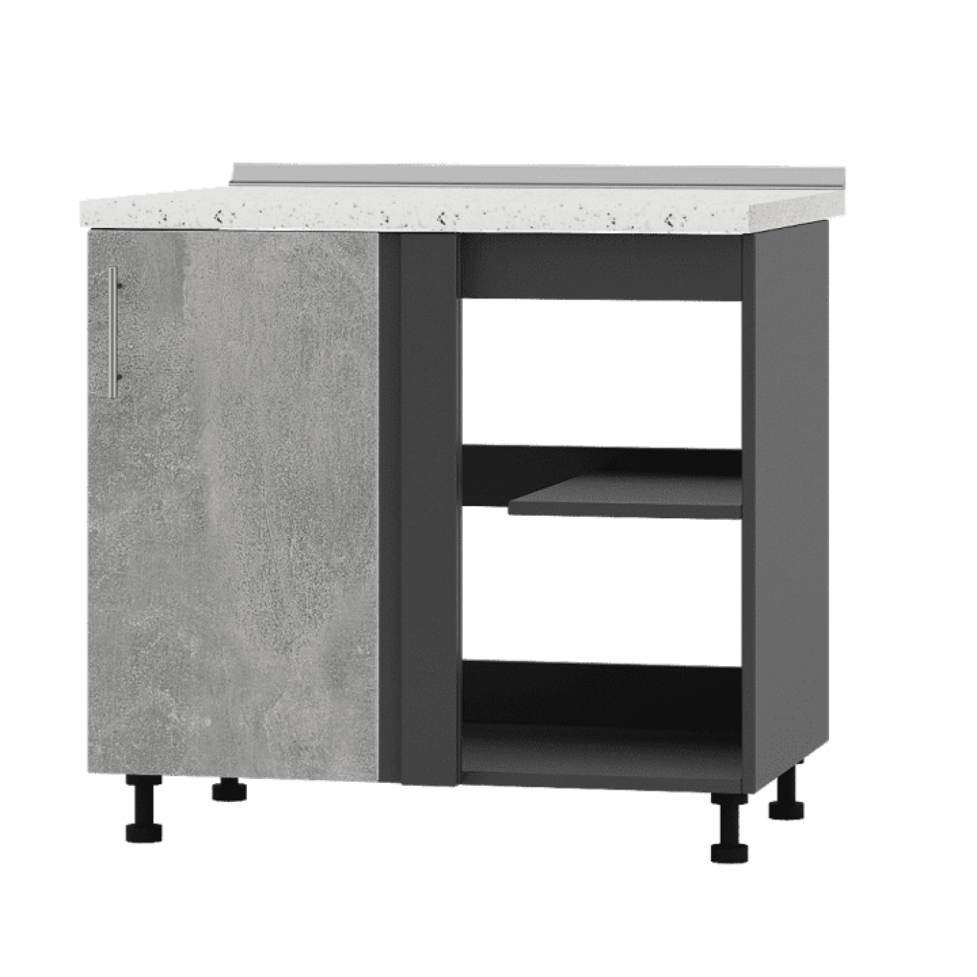 Кухня ОПТИМА Н89-895 Низ 895 кут 90" фасад 400