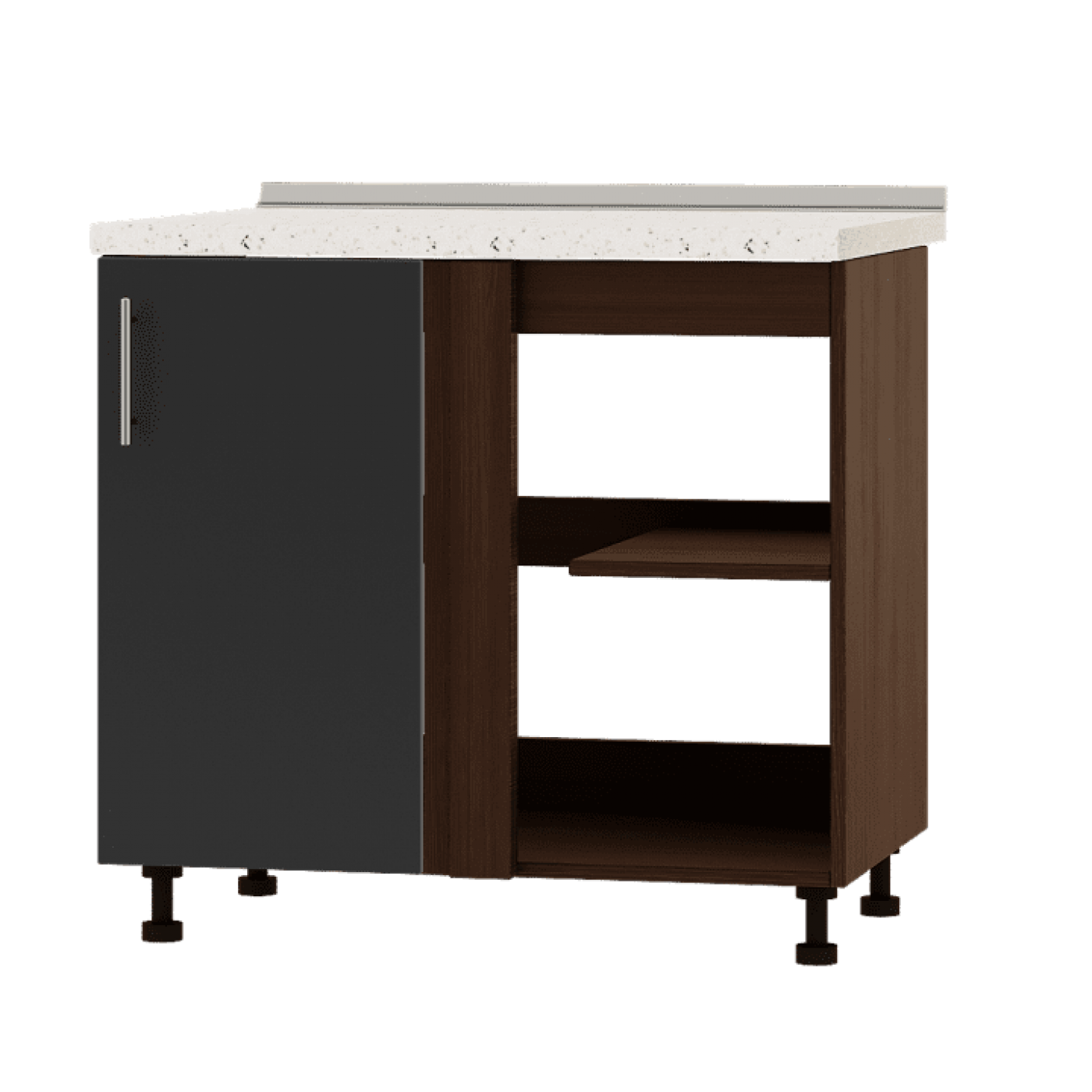 Кухня ОПТИМА Н89-895 Низ 895 кут 90" фасад 400