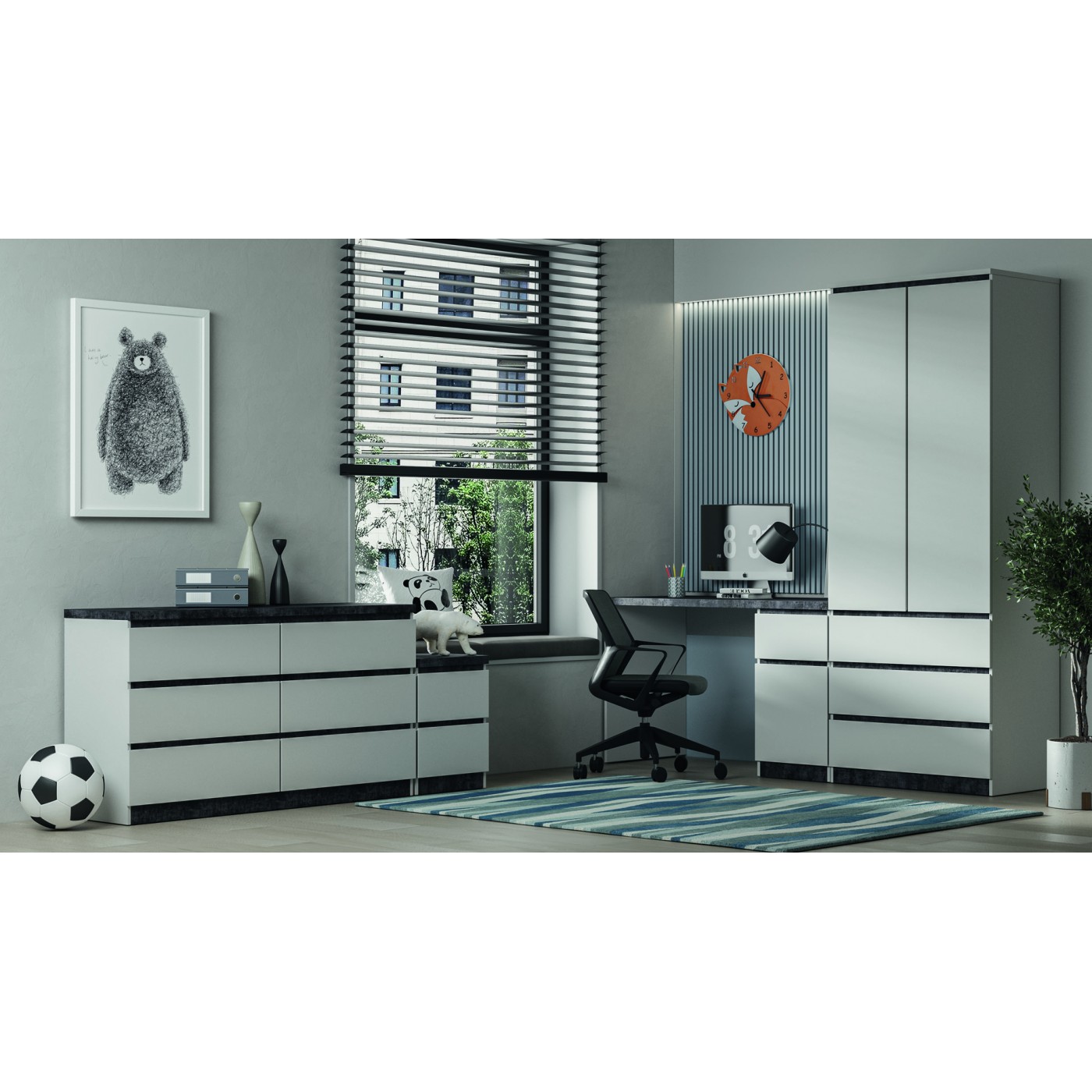 Кровать 2-сп (1.6) Мия (б/матраса и каркаса)