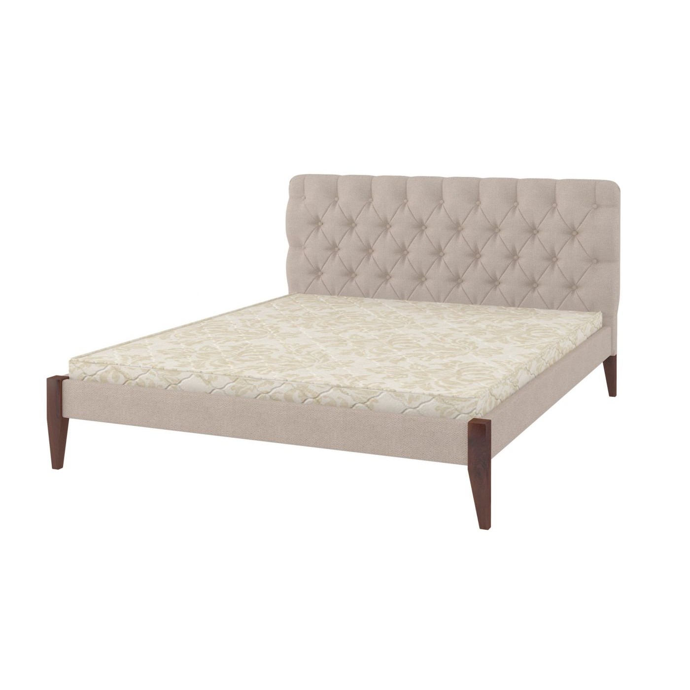 Ліжко з м'яким узголів'ям Рим ДК