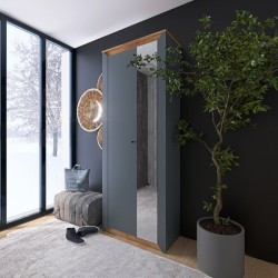 НОРДИК Пенал закритий дзеркало 800