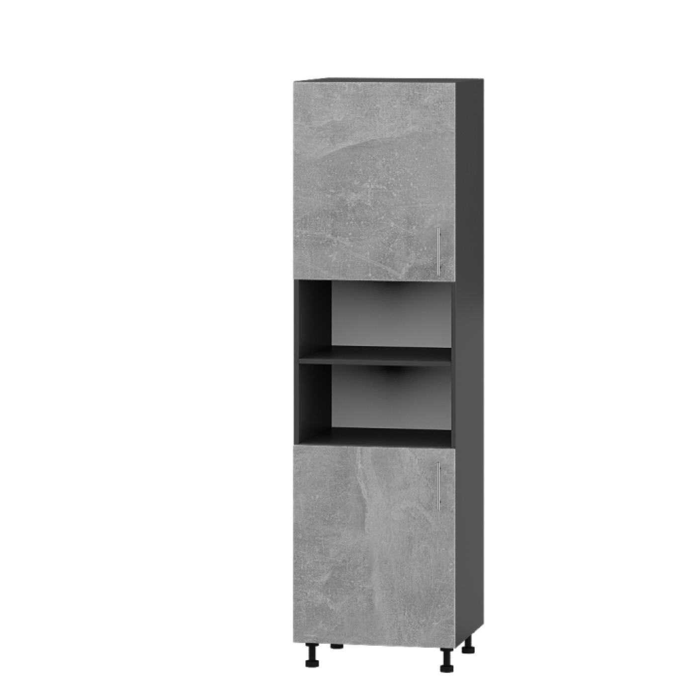 Кухня ОПТИМА Н76-600 Пенал 600 два фасада