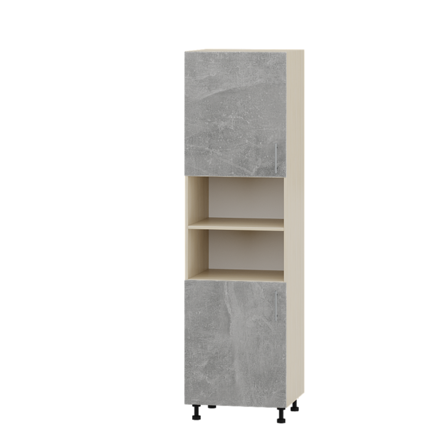 Кухня ОПТИМА Н76-600 Пенал 600 два фасада