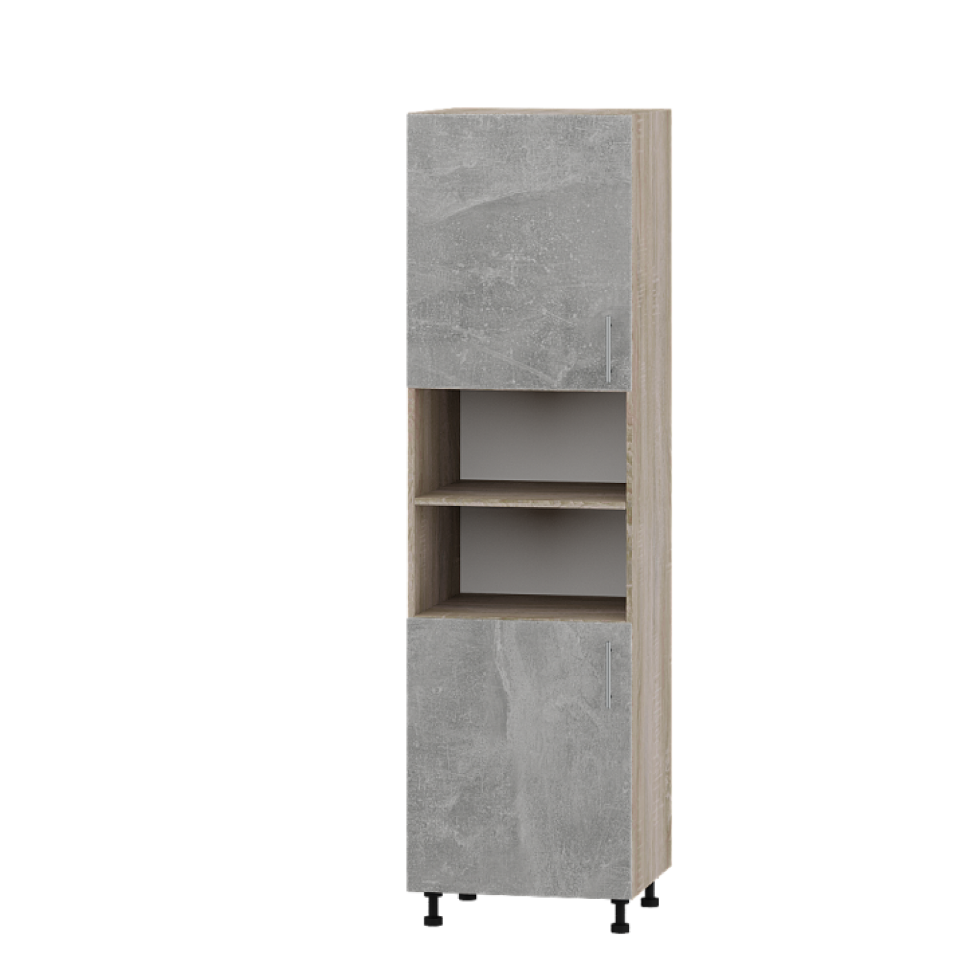 Кухня ОПТИМА Н76-600 Пенал 600 два фасада