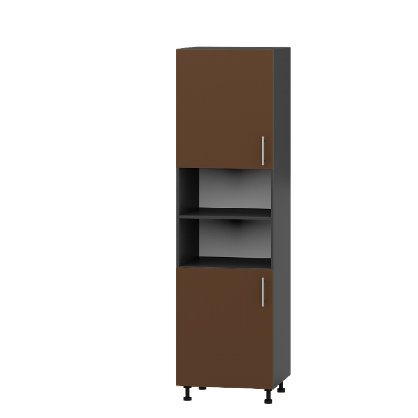 Кухня ОПТИМА Н76-600 Пенал 600 два фасада