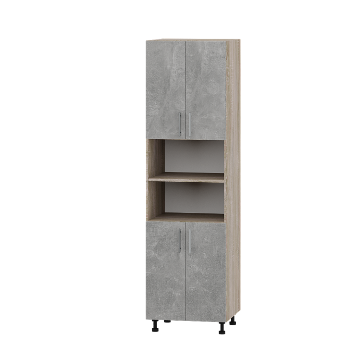 Кухня ОПТИМА Н77-600 Пенал 600 четыре фасада