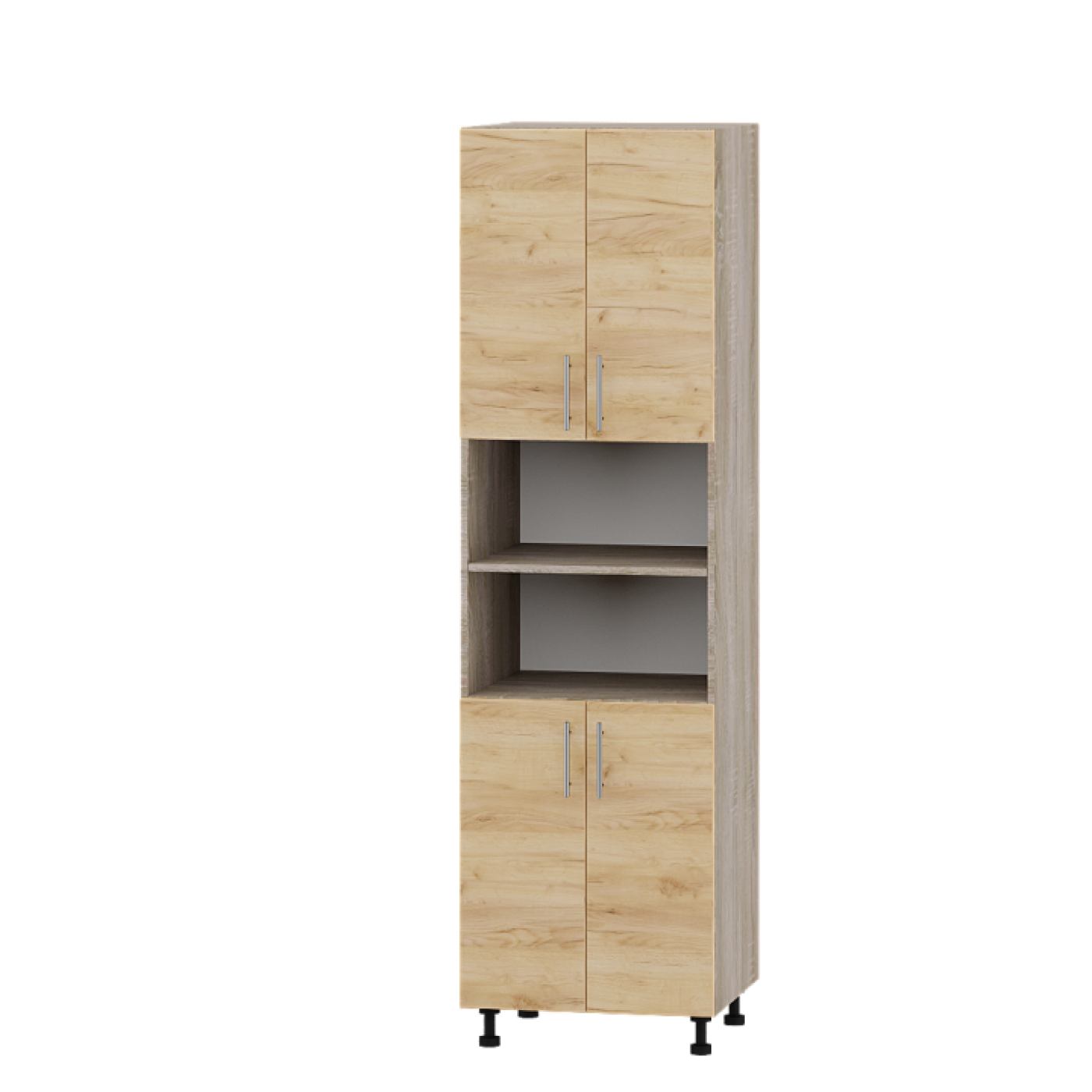 Кухня ОПТИМА Н77-600 Пенал 600 четыре фасада