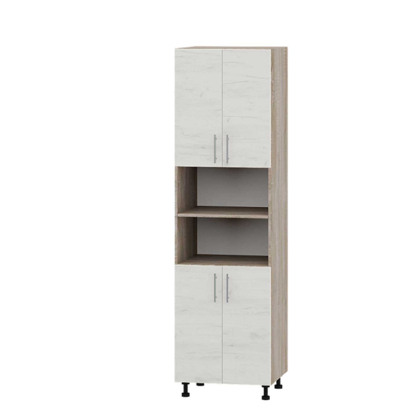 Кухня ОПТИМА Н77-600 Пенал 600 четыре фасада