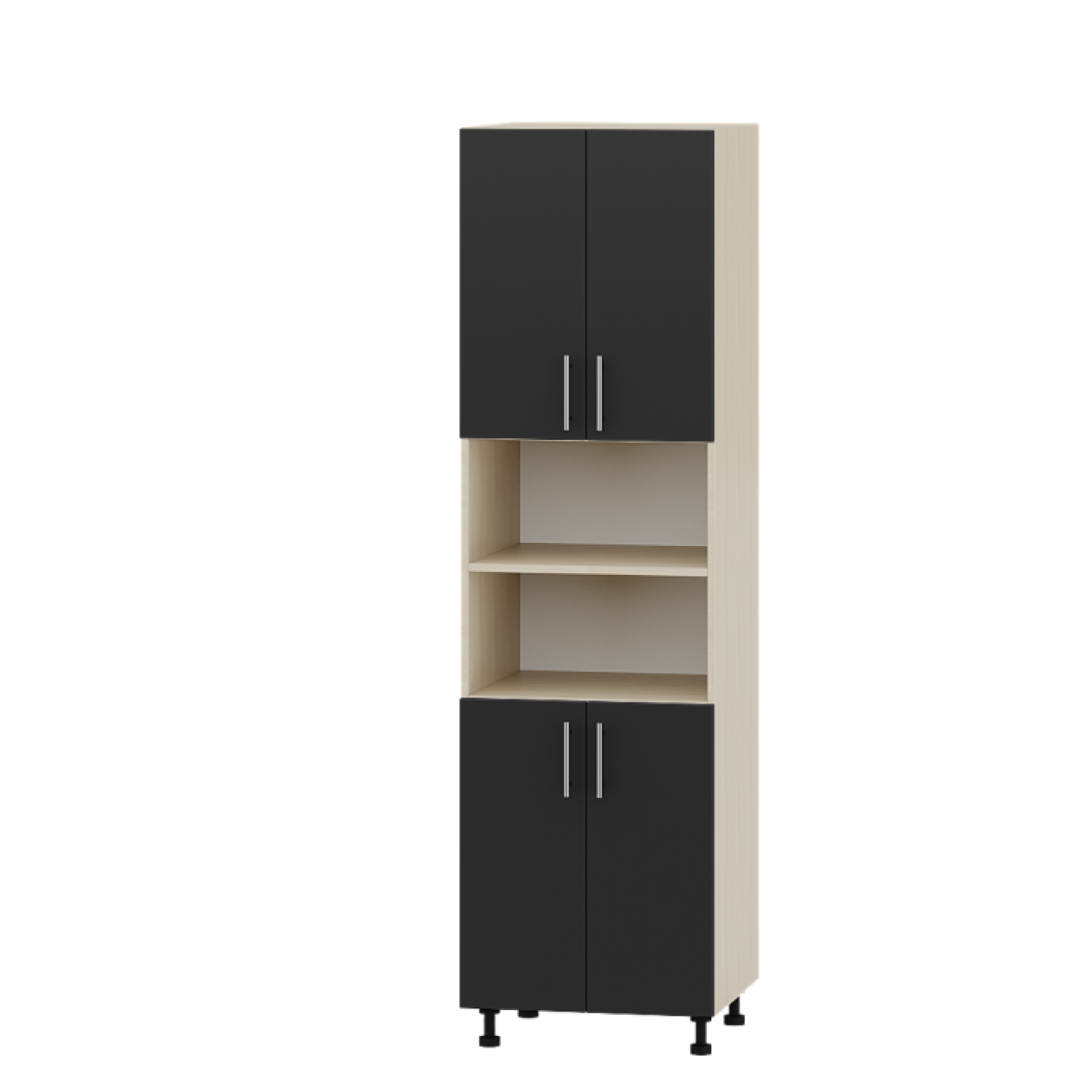 Кухня ОПТИМА Н77-600 Пенал 600 четыре фасада