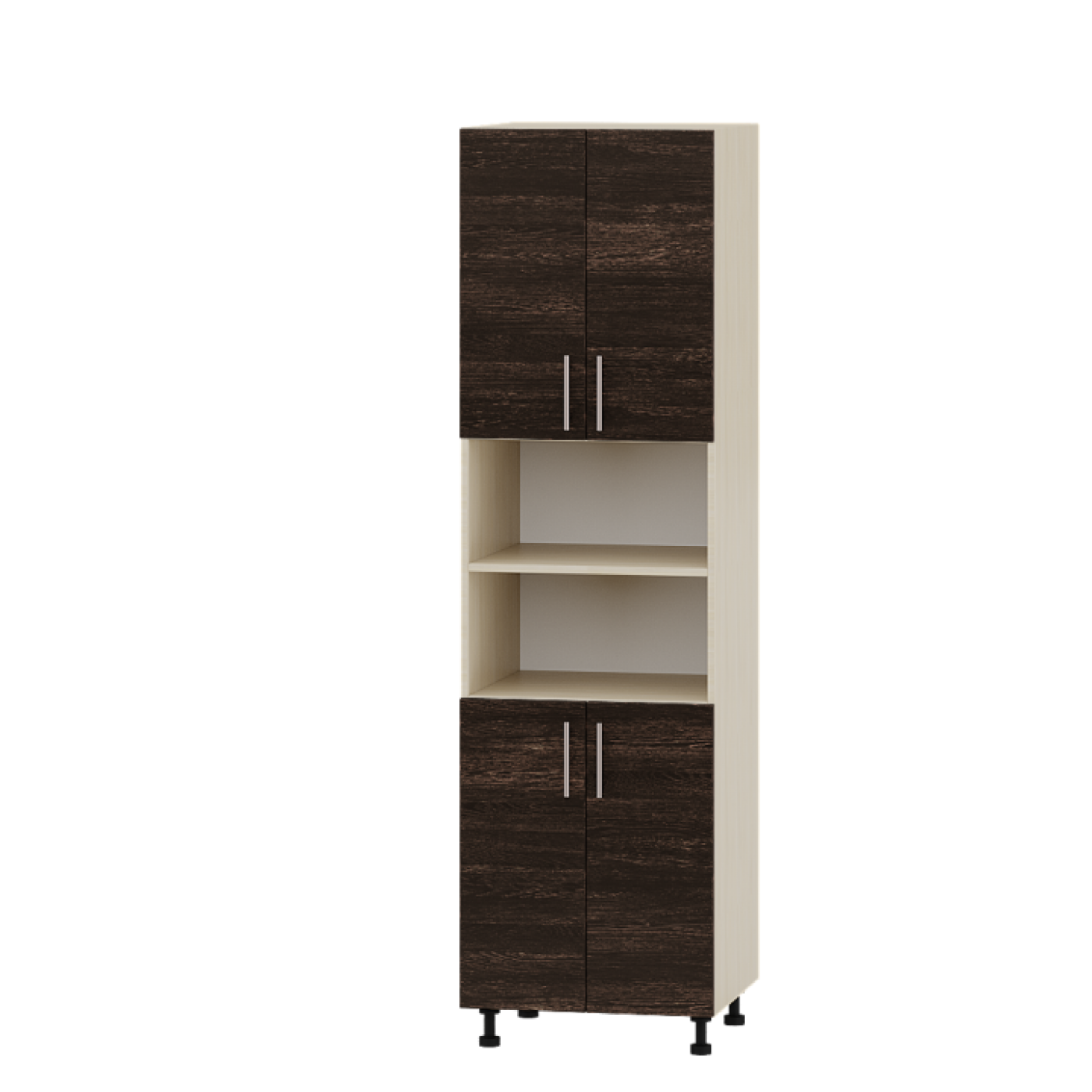 Кухня ОПТИМА Н77-600 Пенал 600 четыре фасада