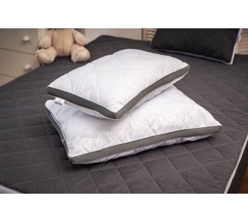 Подушка анатомическая классическая "Strong Sleep 3D" Gray-White collection