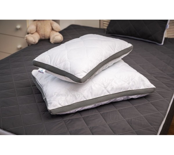 Подушка анатомическая классическая "Strong Sleep 3D" Gray-White collection