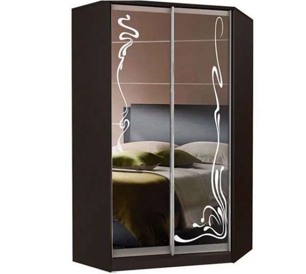 Шафа-купе Кутовий  ШКУ-2  (1200*1200*2400)