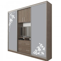 ШТВ 2 В-1 ( Полки + TV + Полки ) Высота 2200