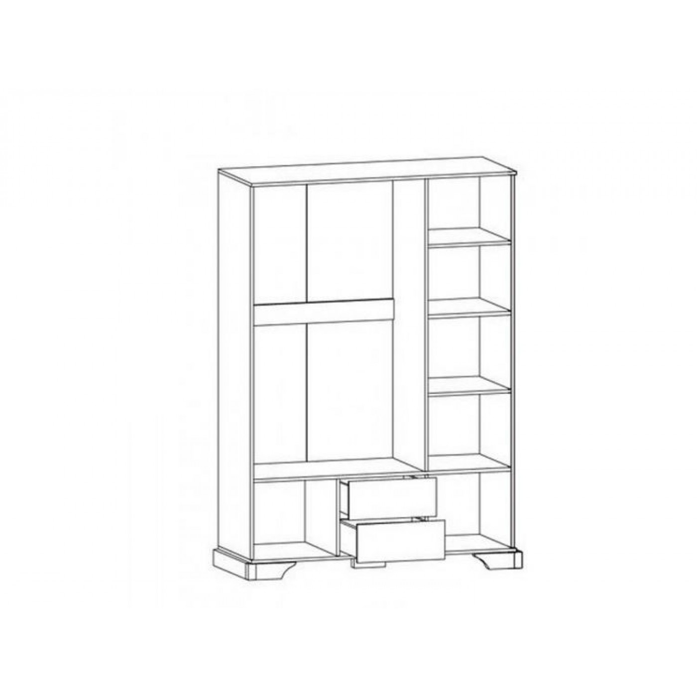 Ірис шафа 3Д