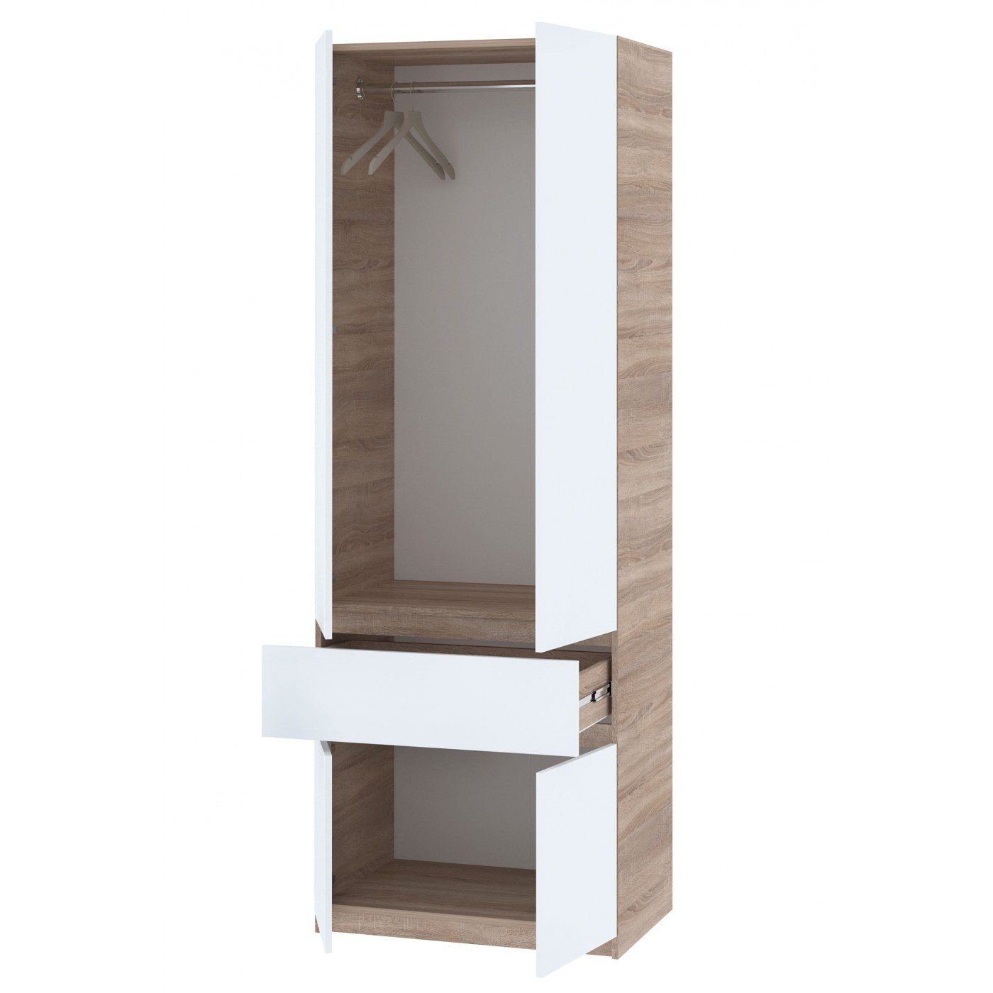 Брайт шкаф с зеркалом 800