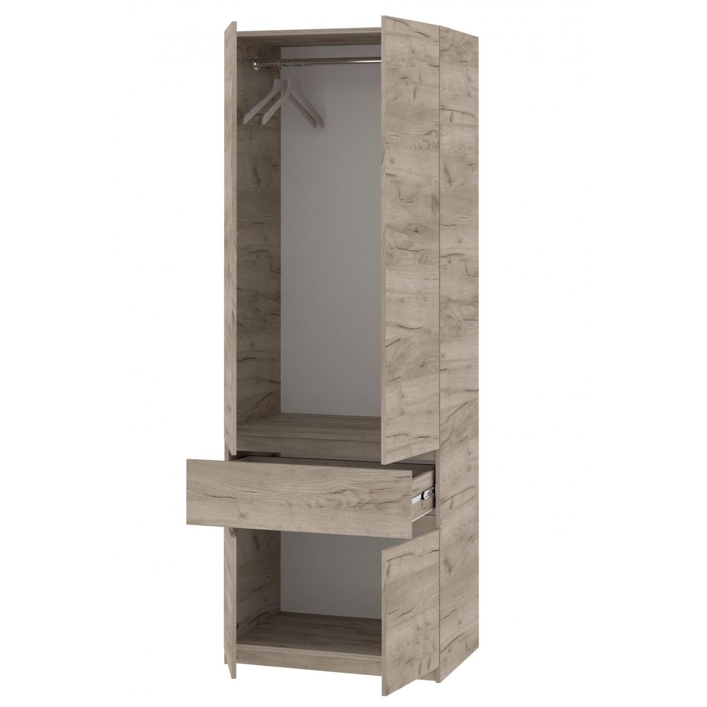 Брайт шкаф с зеркалом 800