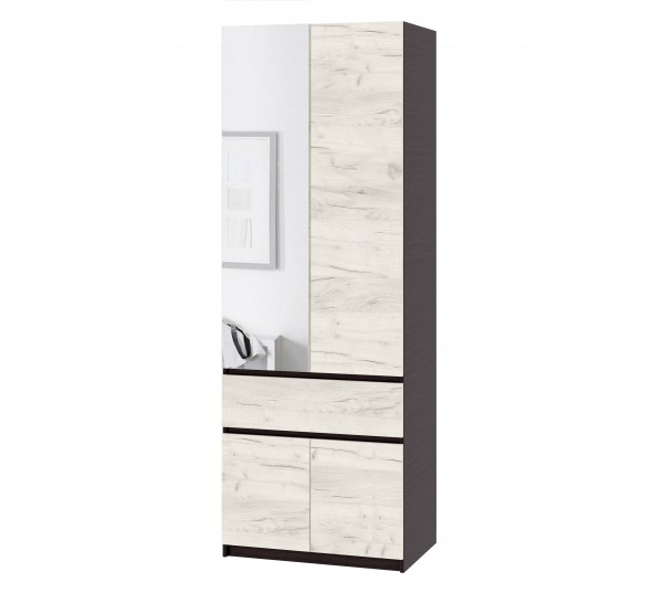 Брайт шкаф с зеркалом 800