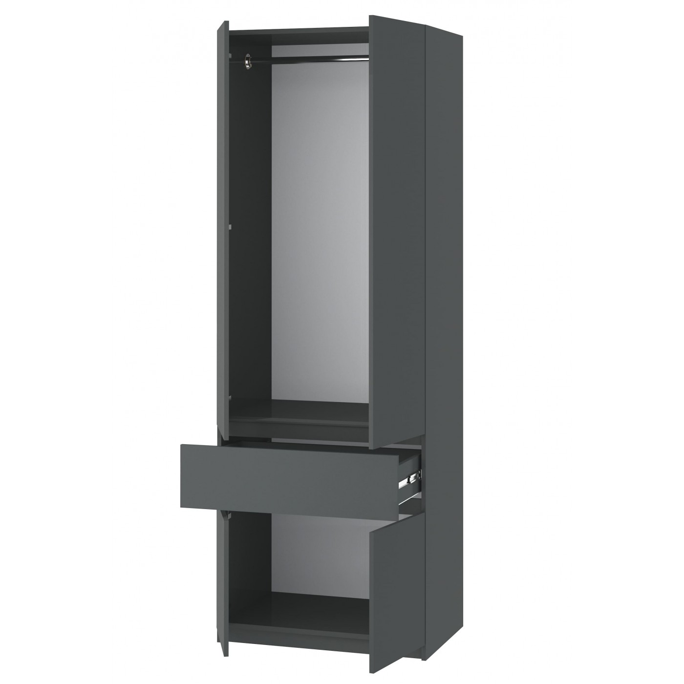 Брайт шкаф с зеркалом 800