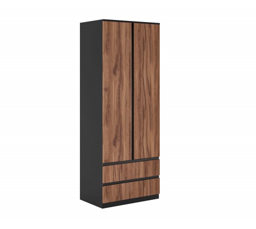 Шафа 2Д2Ш Фріда (дуб ліворний/чорний) NEW !