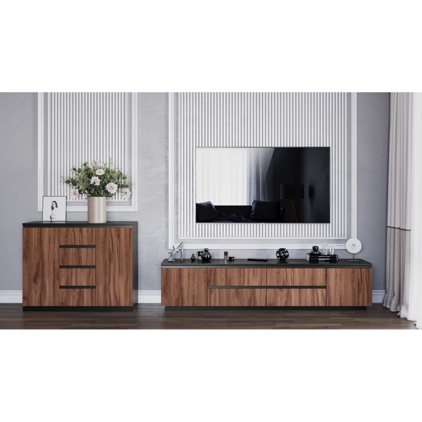 Стіл 1ТН Фріда (дуб ліворний/чорний) NEW!