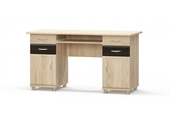 Стол письменный 2-х тумбовый МДФ