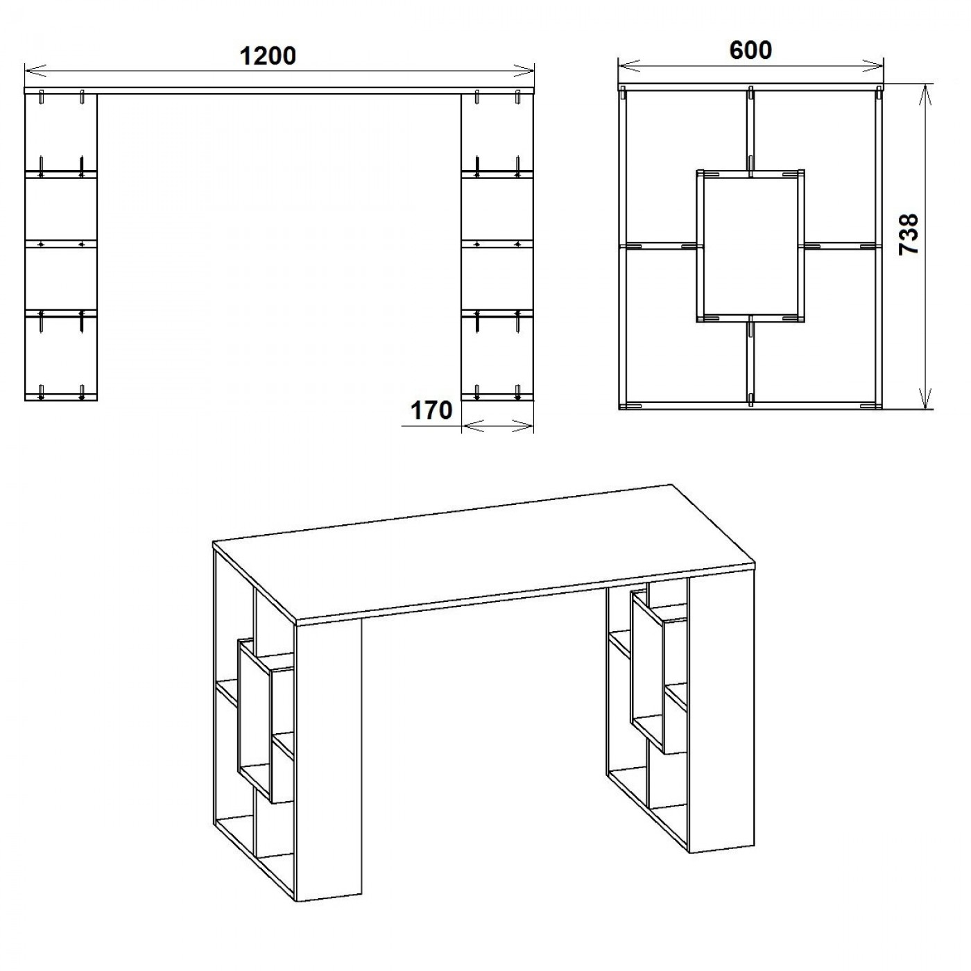 Студент-3  стол письменный                   