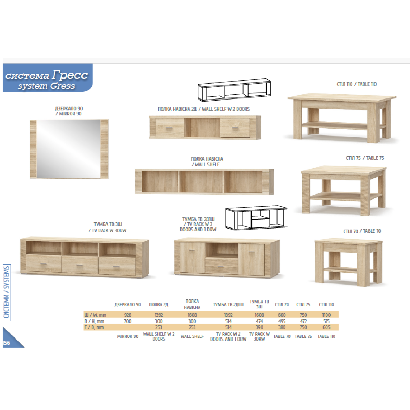 Стол 70 Гресс