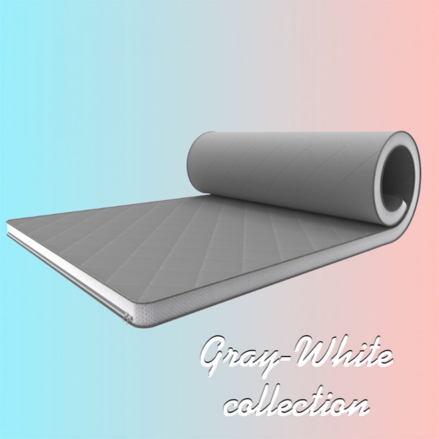 Матрас топпер Rain/Райн Gray-White collection