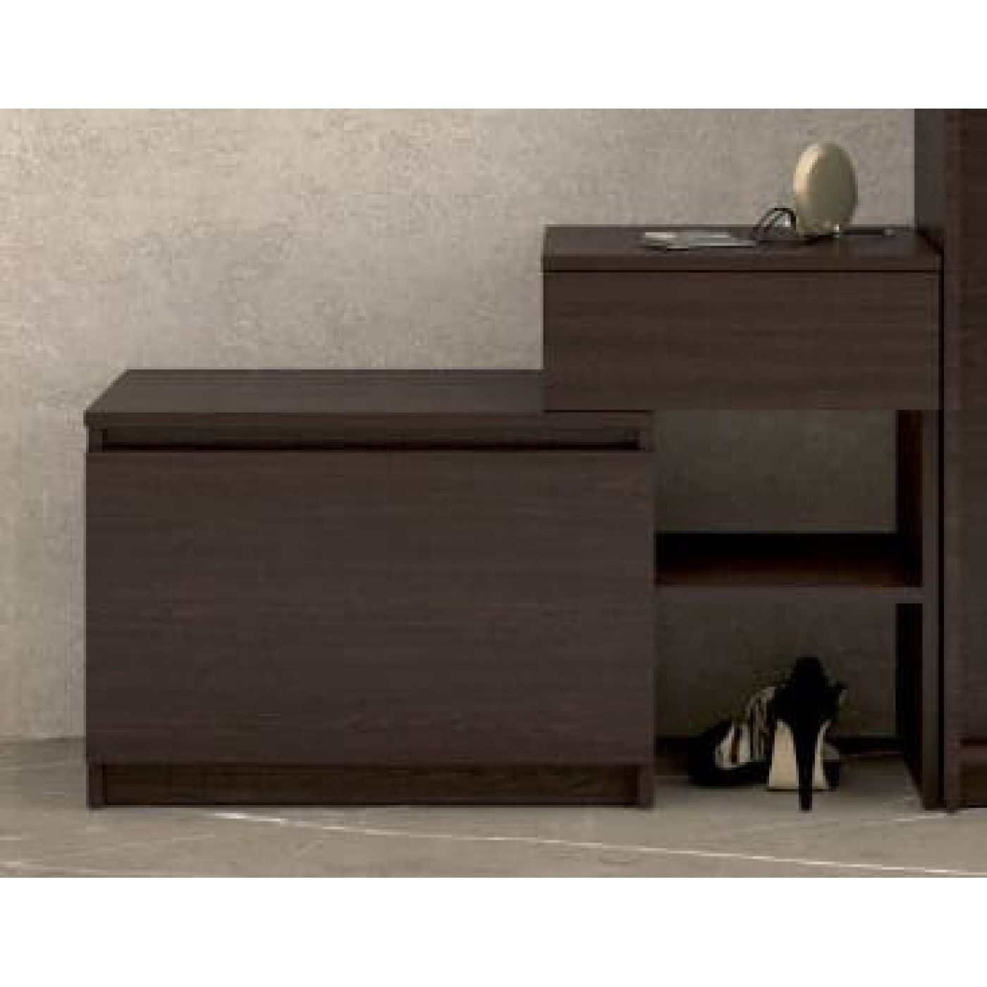 Брайт тумба для обуви с ящиком 900