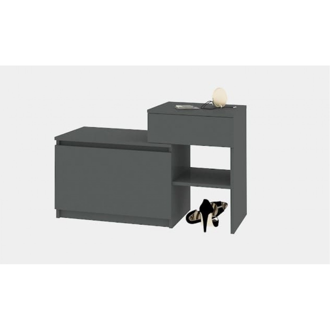 Брайт тумба для обуви с ящиком 900