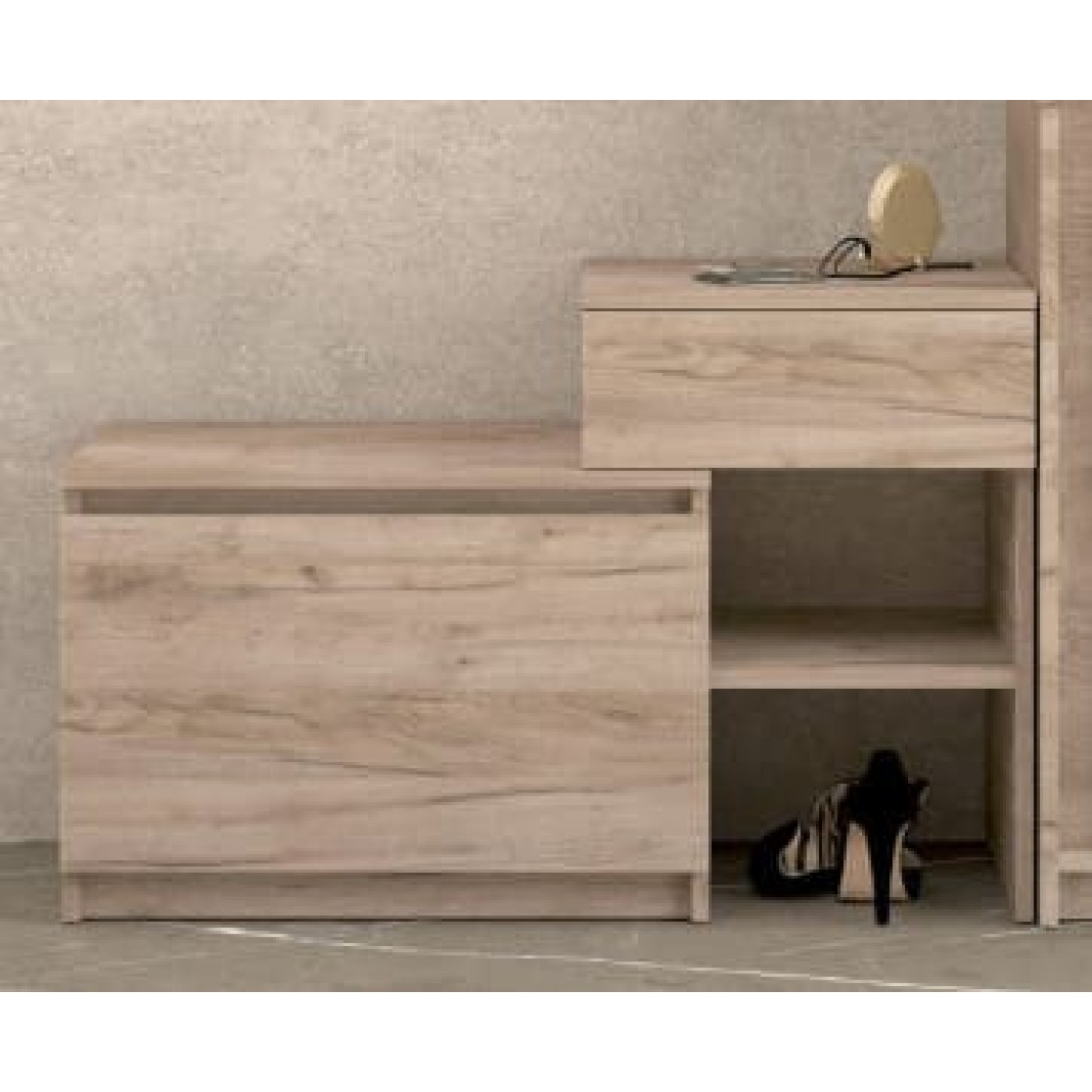 Брайт тумба для обуви с ящиком 900