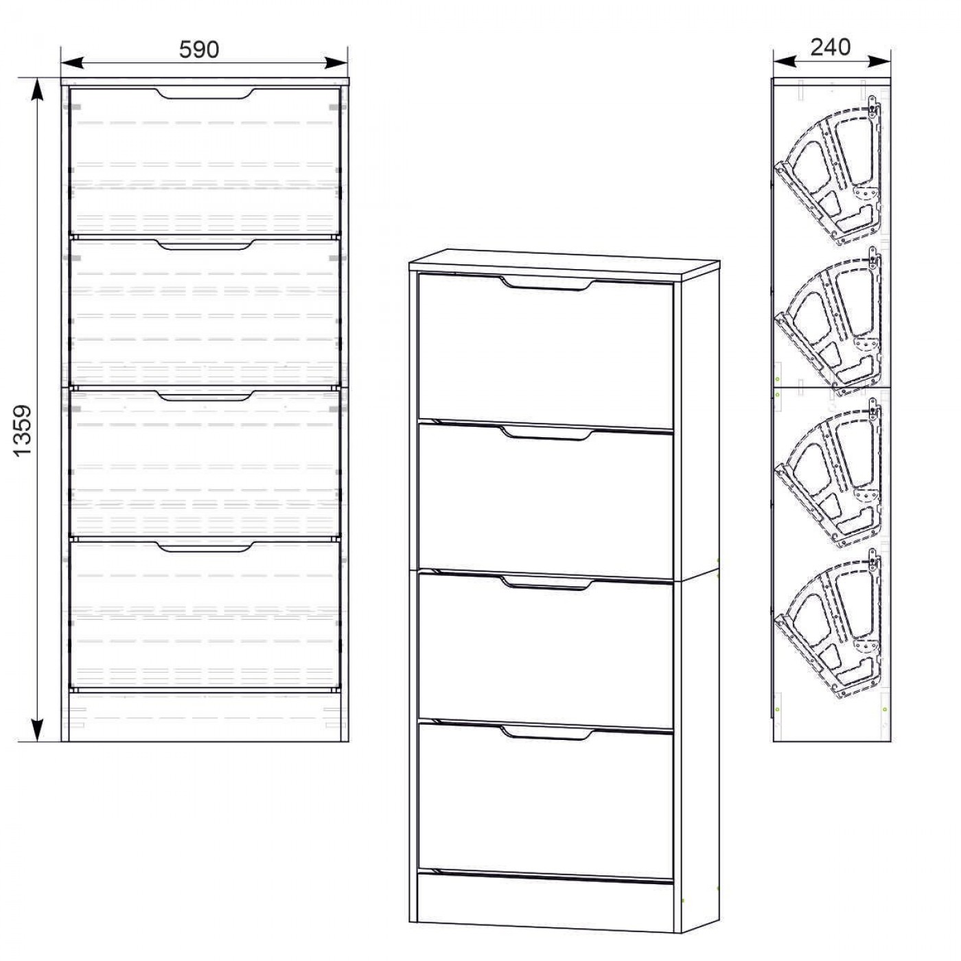 ТО-24 тумба для взуття