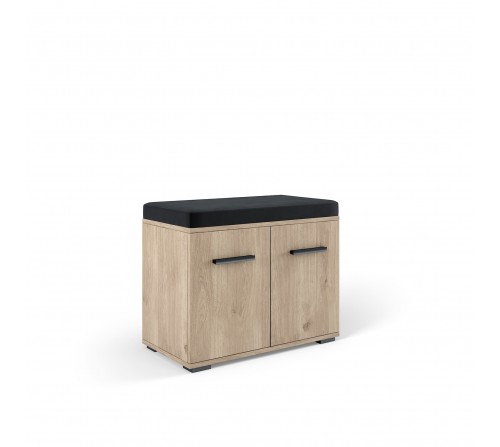 Тумба Амбре (дуб белый/черный) NEW!