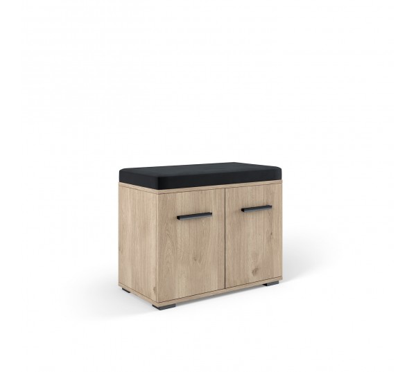 Тумба Амбре (дуб белый/черный) NEW!