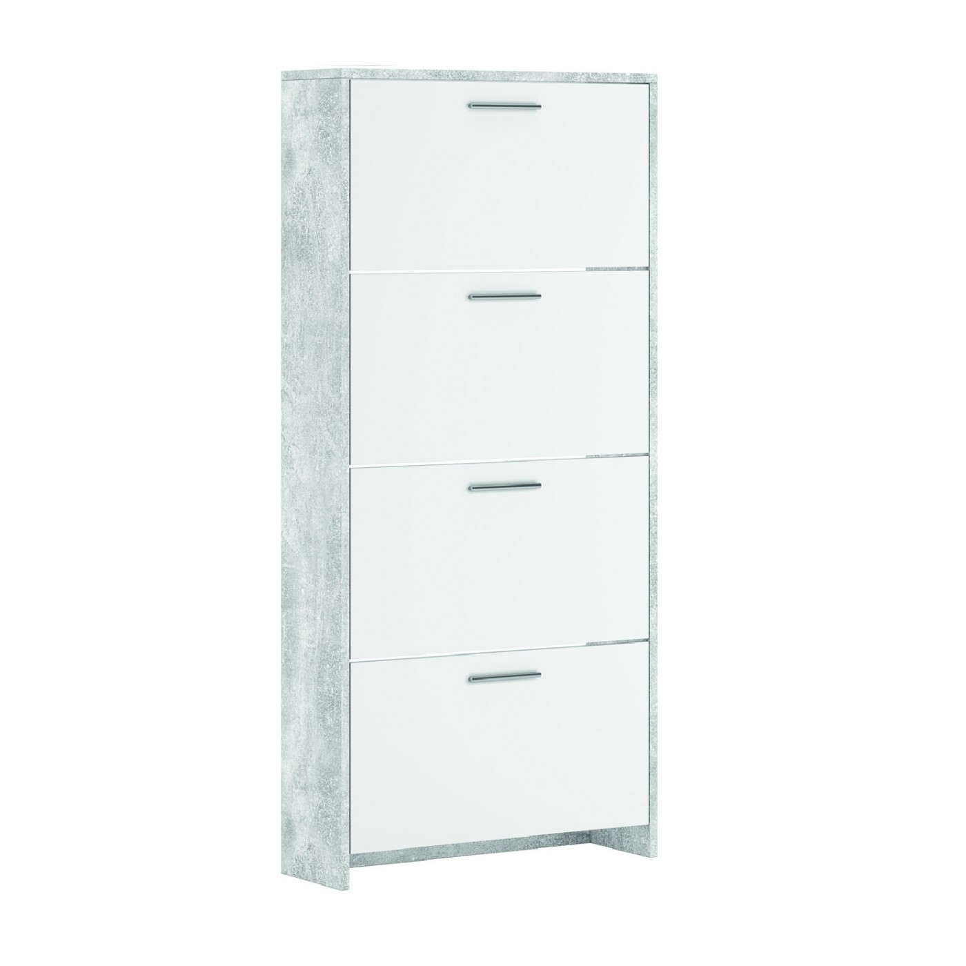 Тумба для обуви Рене 4Д (ателье светлый/нимфеа альба)