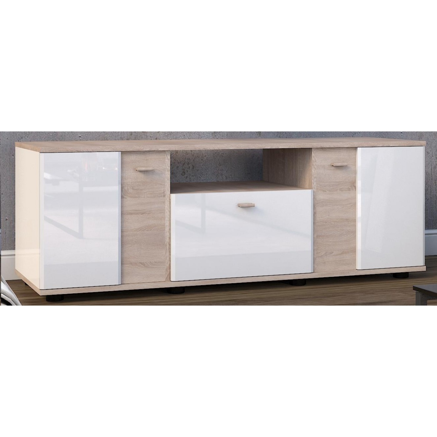 Марс МДФ тумба ТВ 1350