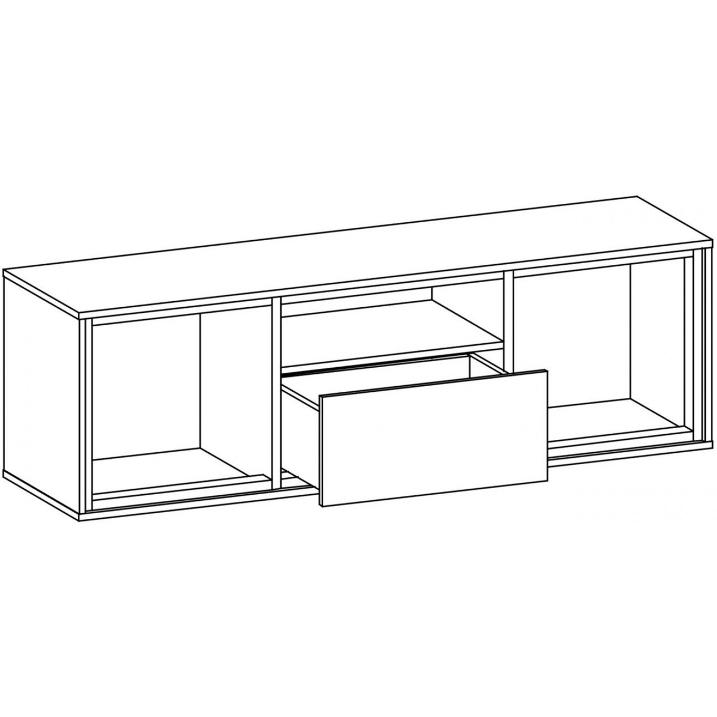 Велс Тумба для телевізора ТБ 2Д1Ш